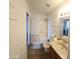 Clean bathroom with tub, shower, and vanity at 1331 W Baseline Rd # 260, Mesa, AZ 85202