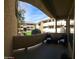 Private patio with seating area and courtyard view at 1331 W Baseline Rd # 260, Mesa, AZ 85202
