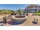 Community fire pit with seating at 17103 S 182Nd Ln, Goodyear, AZ 85338