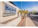 Entrance to the Hacienda de Valencia community at 201 S Greenfield Rd # 142, Mesa, AZ 85206