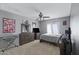Bright bedroom with a comfortable bed and ample closet space at 31271 N 133Rd Dr, Peoria, AZ 85383