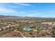 Community pool with ramadas, playground, and desert mountain views at 31271 N 133Rd Dr, Peoria, AZ 85383