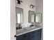 Stylish bathroom with double vanity and marble countertops at 4047 E Pullman Rd, Cave Creek, AZ 85331