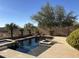 Inviting pool and spa area with ample surrounding space at 4047 E Pullman Rd, Cave Creek, AZ 85331