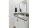 Clean bathroom with gray countertop and modern vanity at 4511 N 38Th Pl, Phoenix, AZ 85018