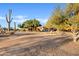 Desert landscape with a charming single-story home at 7918 E Dale Ln, Scottsdale, AZ 85266