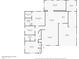 Detailed floor plan showcasing layout with room dimensions for the primary floor at 8039 E Madero Ave, Mesa, AZ 85209