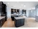 Modern kitchen with a large island and custom cabinetry at 103 E Quartz Rock Rd, Phoenix, AZ 85085