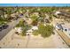 Aerial view showing house and surrounding neighborhood at 1106 E Calle Monte Vis, Tempe, AZ 85284