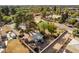 Aerial view showing home's location, landscaping, and surrounding neighborhood at 1106 E Calle Monte Vis, Tempe, AZ 85284