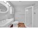 Bathroom with shower, sink, and toilet at 11120 E Grove St, Mesa, AZ 85208