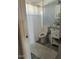 Clean bathroom with granite vanity and shower at 16210 N 32Nd Way, Phoenix, AZ 85032