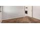 Spacious bedroom with carpet flooring and access to a bathroom at 1727 N 213Th Dr, Buckeye, AZ 85396