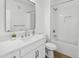 Clean bathroom with white tile and modern vanity at 19777 N 76Th St # 3266, Scottsdale, AZ 85255