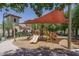 Shaded playground with slides and play structures for children at 26180 W Firehawk Dr, Buckeye, AZ 85396