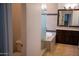 Spa-like bathroom with soaking tub, shower, and vanity at 3410 N 131St Ln, Litchfield Park, AZ 85340