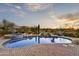 Inviting pool and spa with a waterfall feature at 38450 N 95Th Way, Scottsdale, AZ 85262