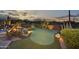 Landscaped backyard with putting green and desert views at 38450 N 95Th Way, Scottsdale, AZ 85262