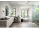 Modern bathroom with soaking tub, walk-in shower, and double vanity at 5939 E Quartz Mountain Rd, Paradise Valley, AZ 85253
