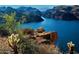 Stunning view of Canyon Lake from a rocky overlook at 6623 E Oasis St, Mesa, AZ 85215