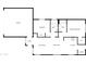 One-story home floor plan featuring a primary bedroom, garage, and open living space at 16530 N 114Th Dr, Surprise, AZ 85378