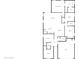 Open floor plan with 4 bedrooms, 3 baths, kitchen, dining area, laundry, and garage at 41096 W Jenna Ln, Maricopa, AZ 85138