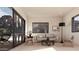 Bright living room with natural light, modern furniture, and scenic mountain views at 5761 N Echo Canyon Cir, Phoenix, AZ 85018