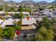 Aerial view of house and backyard at 6413 W Irma Ln, Glendale, AZ 85308