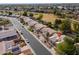 Aerial view of a house in a neighborhood at 6413 W Irma Ln, Glendale, AZ 85308