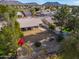Aerial view of house and backyard at 6413 W Irma Ln, Glendale, AZ 85308