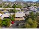 Aerial view of house and backyard at 6413 W Irma Ln, Glendale, AZ 85308