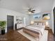 Large main bedroom with wood floors and walk-in closet at 6546 E Casa De Risco Ln, Gold Canyon, AZ 85118