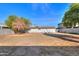 Large backyard with mature trees and partial fence at 8323 W Devonshire Ave, Phoenix, AZ 85037