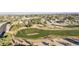 Aerial view of golf course and surrounding community at 10008 E Michigan Ave, Sun Lakes, AZ 85248