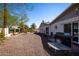 Backyard with gravel, grill, and patio area at 11034 W Alabama Ave, Sun City, AZ 85351