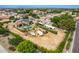 Aerial view of property showing house, pool and RV parking at 20811 E Excelsior Ave, Queen Creek, AZ 85142