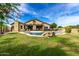 Spacious backyard oasis with pool and patio area at 20811 E Excelsior Ave, Queen Creek, AZ 85142