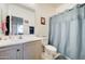 Small bathroom with a single sink and shower at 22525 W Antelope Trl, Buckeye, AZ 85326