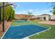 Large backyard with basketball and pickleball courts at 23807 N 64Th Ave, Glendale, AZ 85310