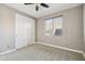 Bedroom with ceiling fan and window blinds at 2507 W Vía Savelli --, Phoenix, AZ 85086