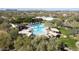 Aerial view of community pool and surrounding landscape at 3525 E Robin Ln, Phoenix, AZ 85050