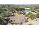Community basketball court with multiple hoops at 3525 E Robin Ln, Phoenix, AZ 85050