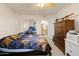 Bedroom with double bed and built-in dresser at 3825 E Camelback Rd # 290, Phoenix, AZ 85018