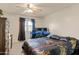 Bedroom with double bed and home office setup at 3825 E Camelback Rd # 290, Phoenix, AZ 85018