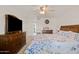 Spacious bedroom with a king-size bed and TV at 3825 E Camelback Rd # 290, Phoenix, AZ 85018