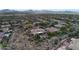 Aerial view of house and surrounding community at 42034 N Harbour Town Ct, Anthem, AZ 85086