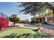 Backyard oasis with putting green and patio at 42034 N Harbour Town Ct, Anthem, AZ 85086