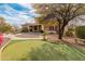 Expansive backyard featuring a putting green at 42034 N Harbour Town Ct, Anthem, AZ 85086
