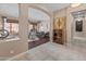 Bright entryway with tile floors and views to living areas at 42034 N Harbour Town Ct, Anthem, AZ 85086