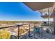 Private balcony overlooking city and mountain views at 4422 N 75Th St # 7009, Scottsdale, AZ 85251